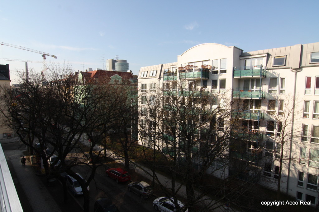 Blick vom Balkon